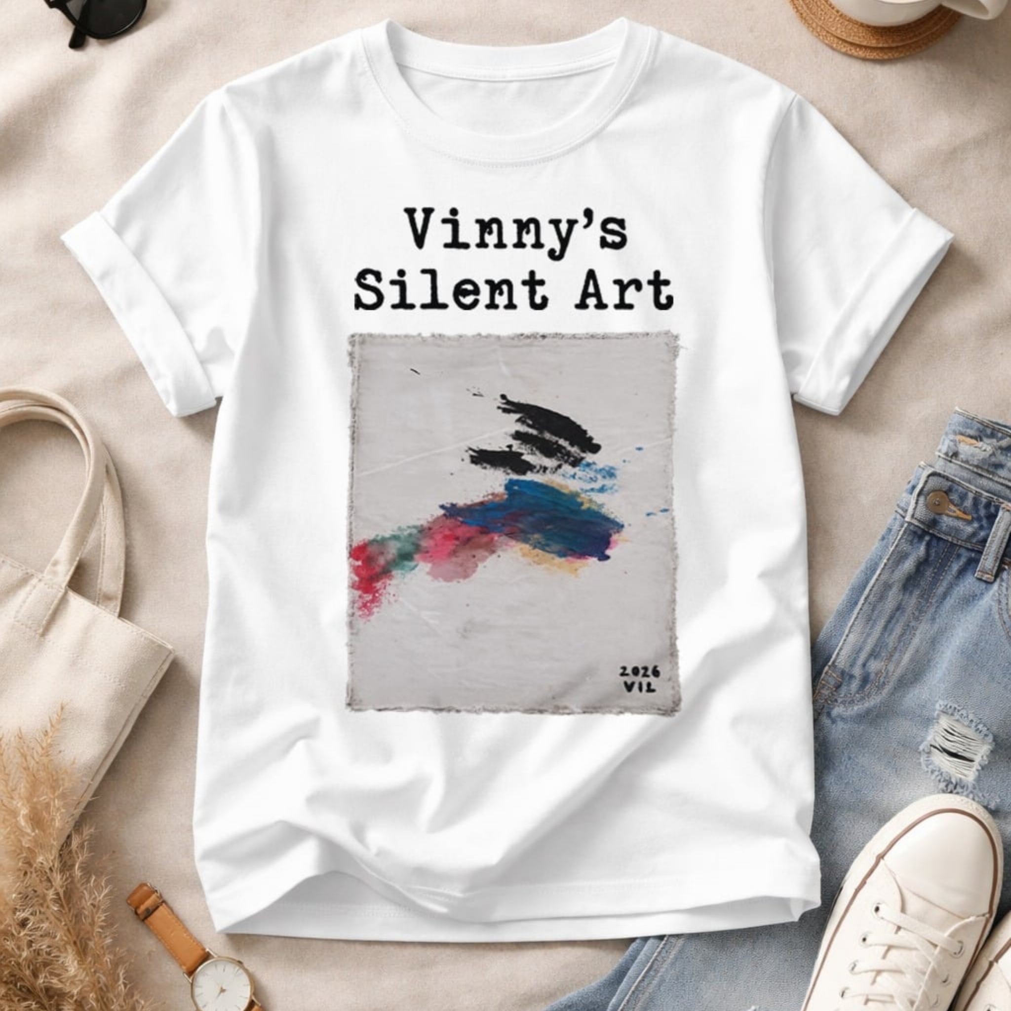 Short Sleeve T-shirt Vinny's Silent Art 0221