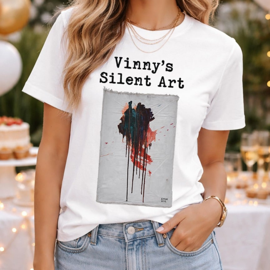 Short Sleeve T-shirt Vinny's Silent Art Freedom