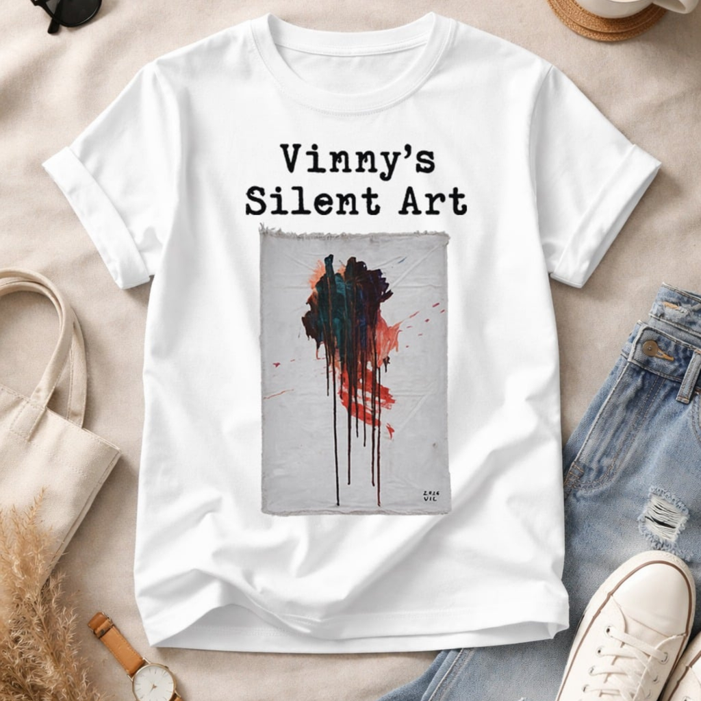 Short Sleeve T-shirt Vinny's Silent Art Freedom
