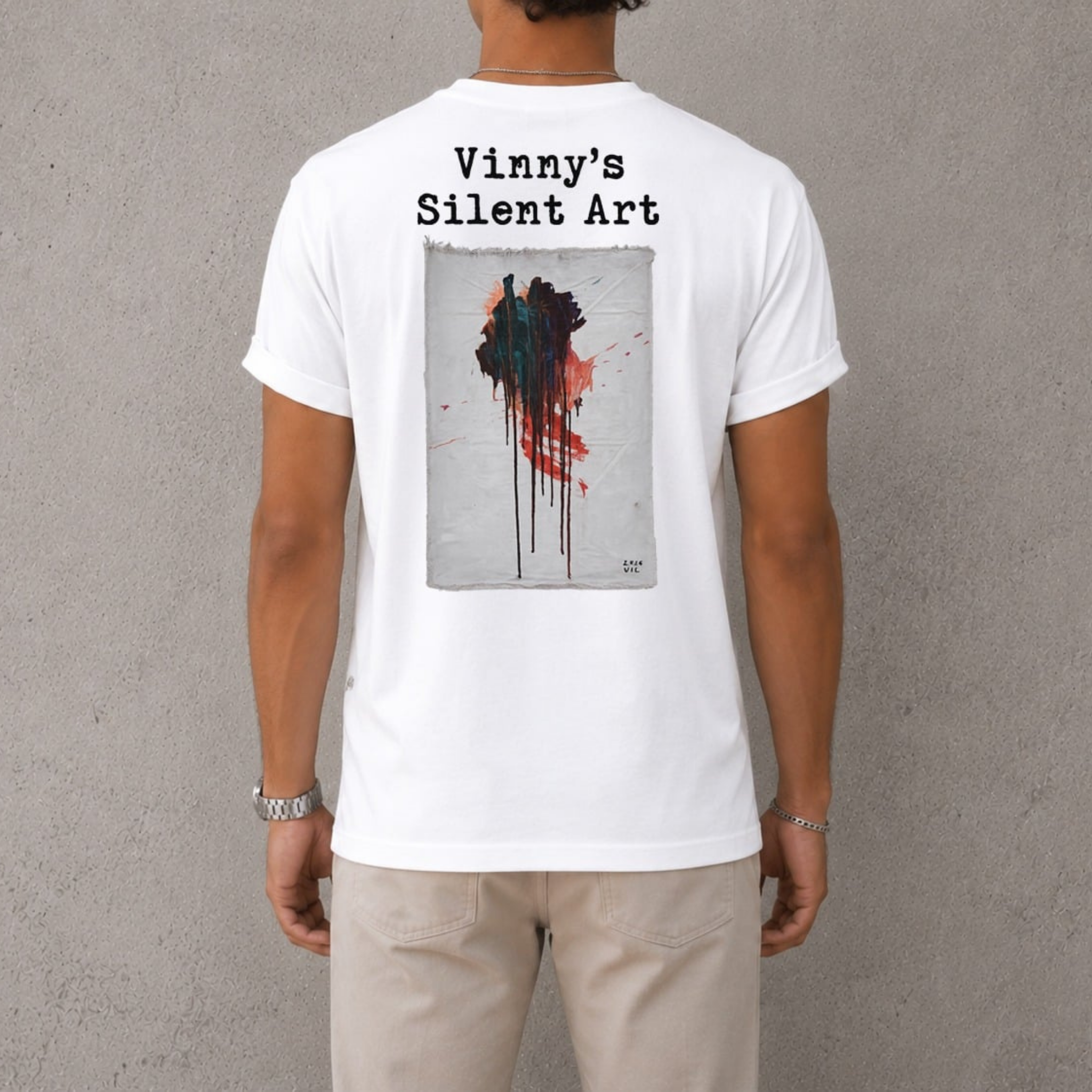Short Sleeve T-shirt Vinny's Silent Art Freedom