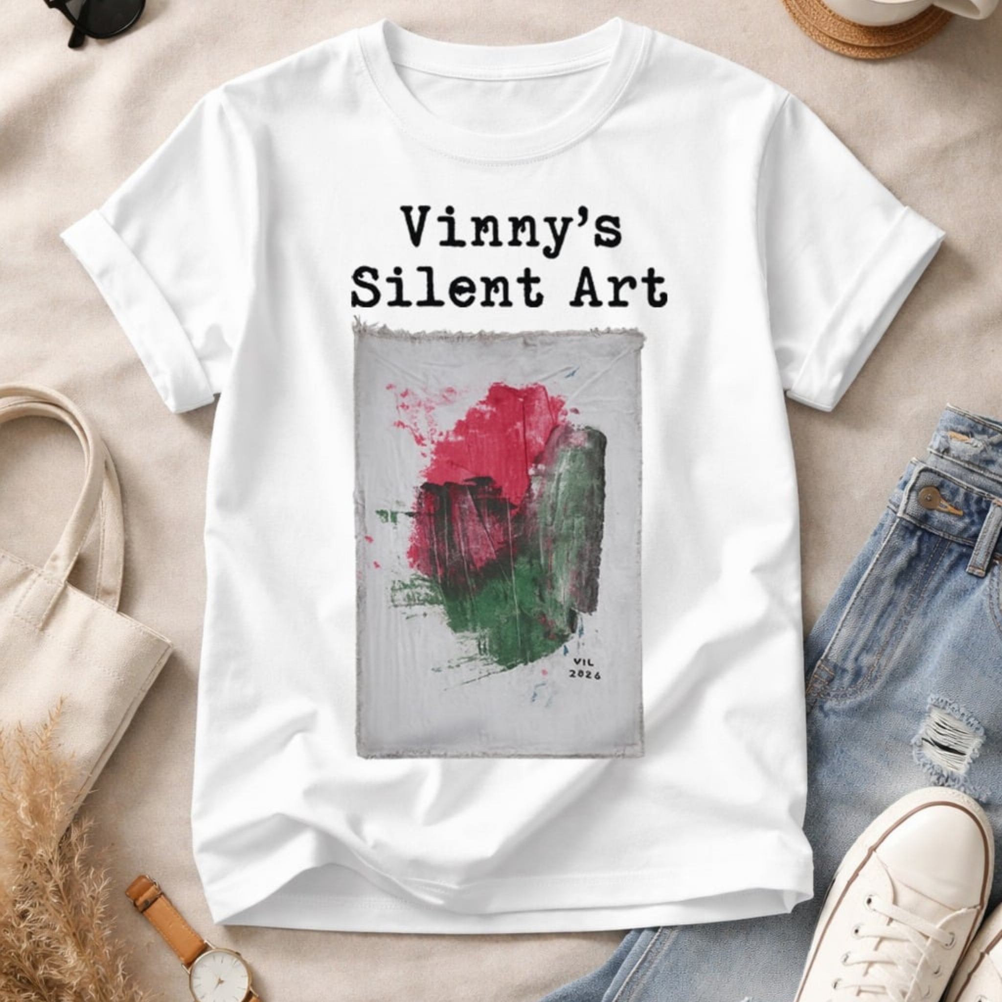 Short Sleeve T-shirt Vinny's Silent Art