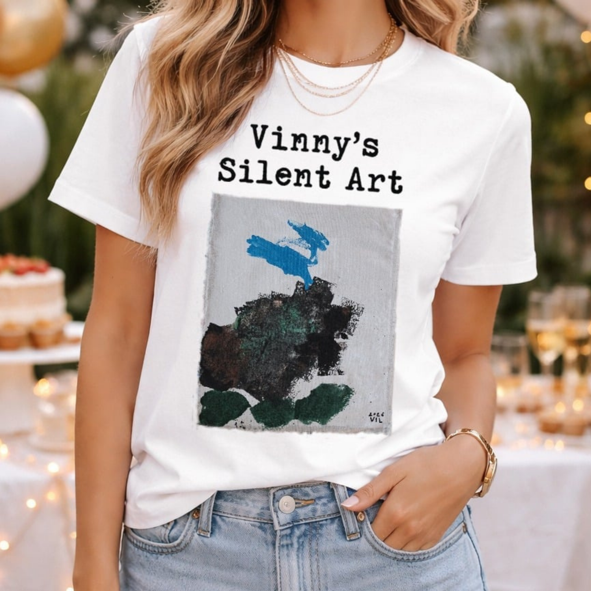 Short Sleeve T-shirt Vinny's Silent Art 0222