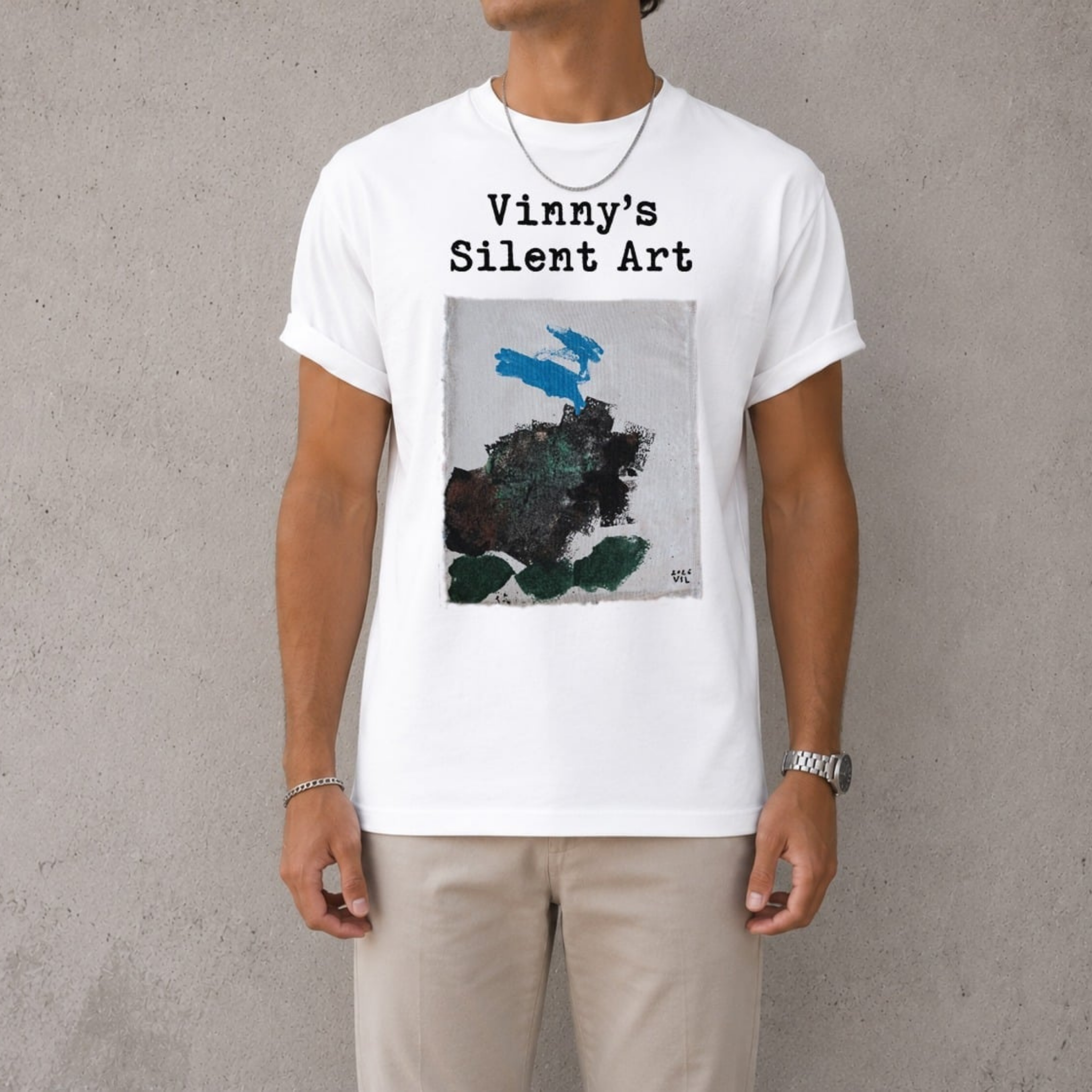 Short Sleeve T-shirt Vinny's Silent Art 0222