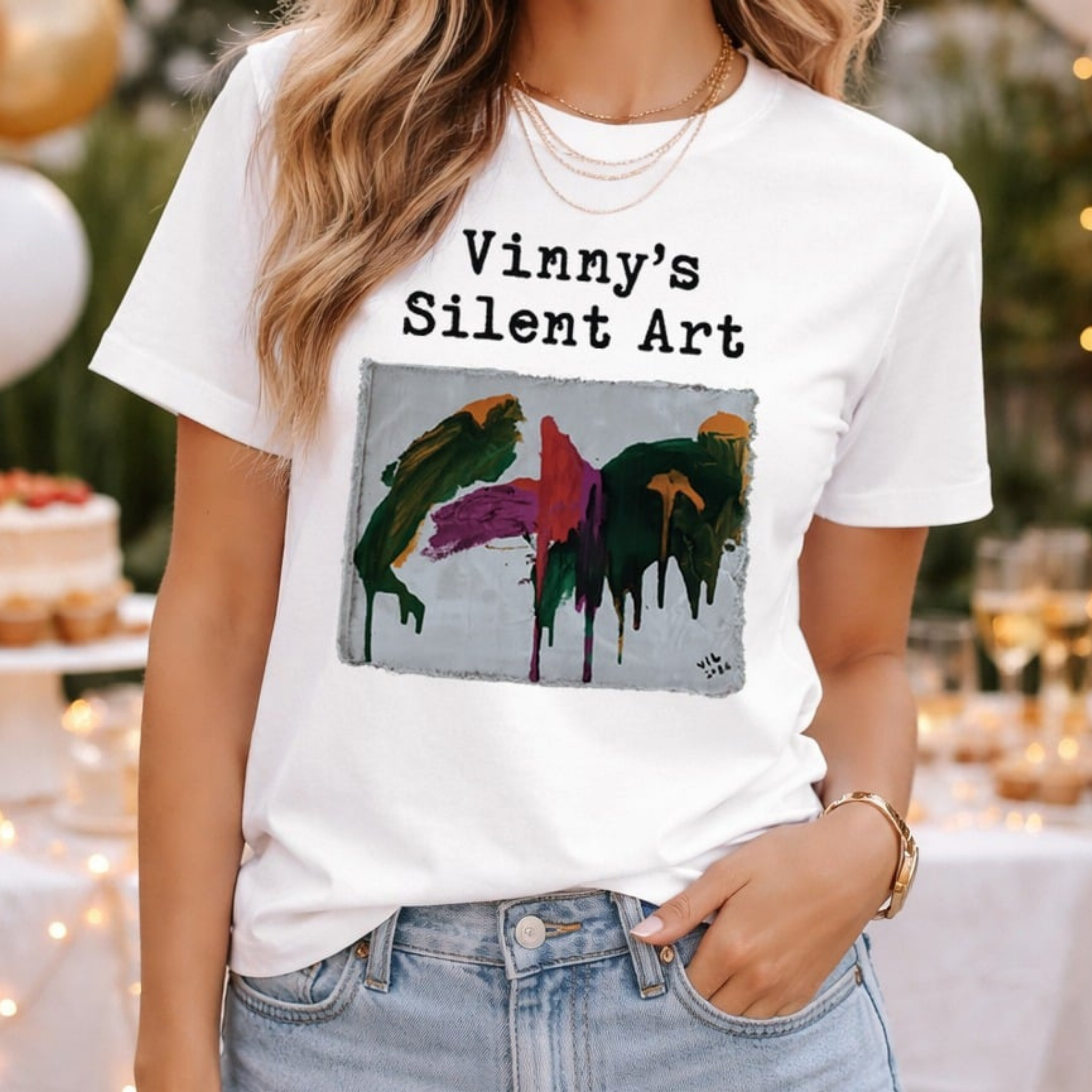 Short Sleeve T-shirt Vinny's Silent Art 0117