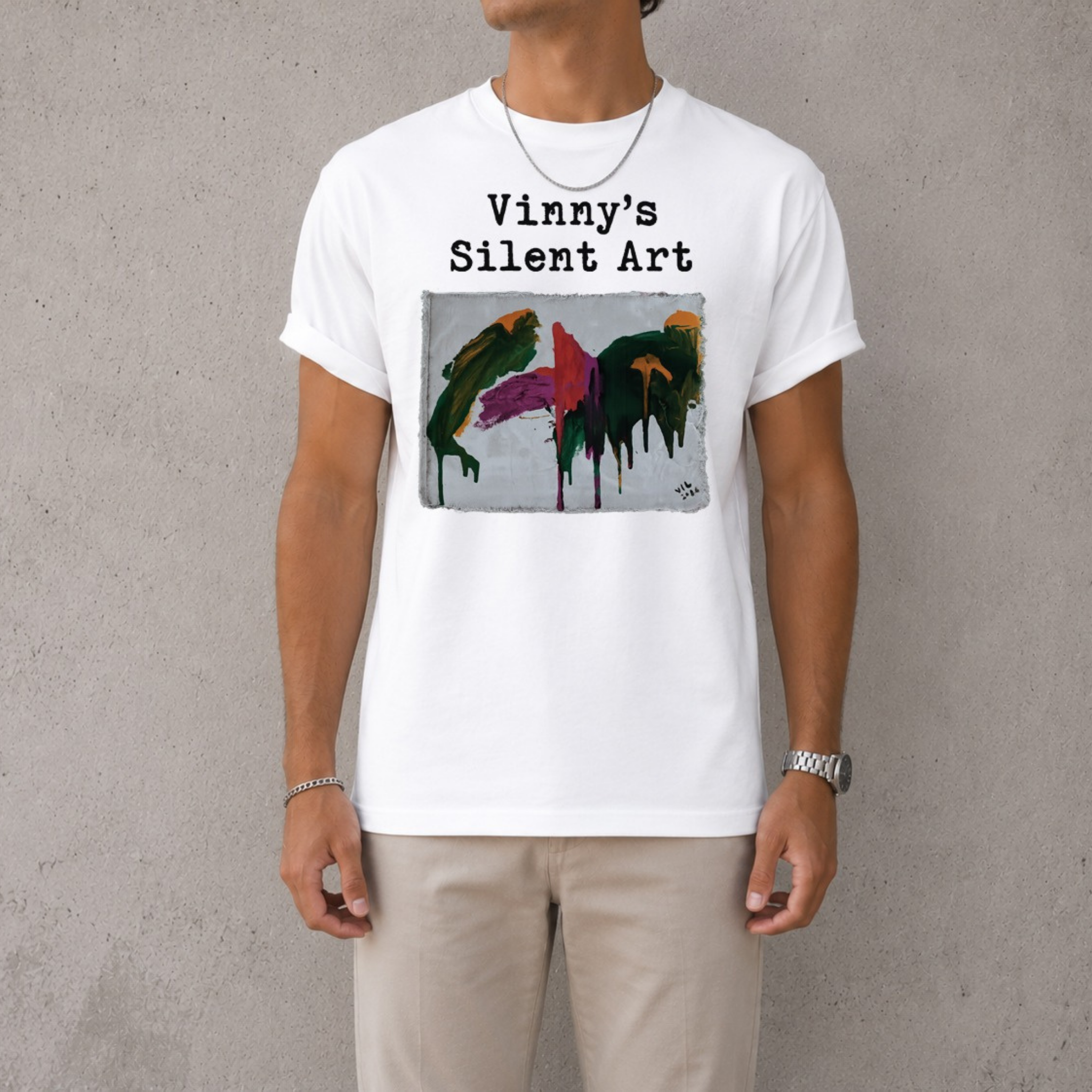 Short Sleeve T-shirt Vinny's Silent Art 0117