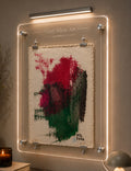 Acrylic Painting on Canvas / Silent Expression - Original Acrylic Artwork by Vinny