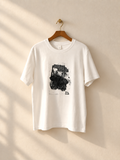 Silent Spectrum — Black & White Art T-Shirt