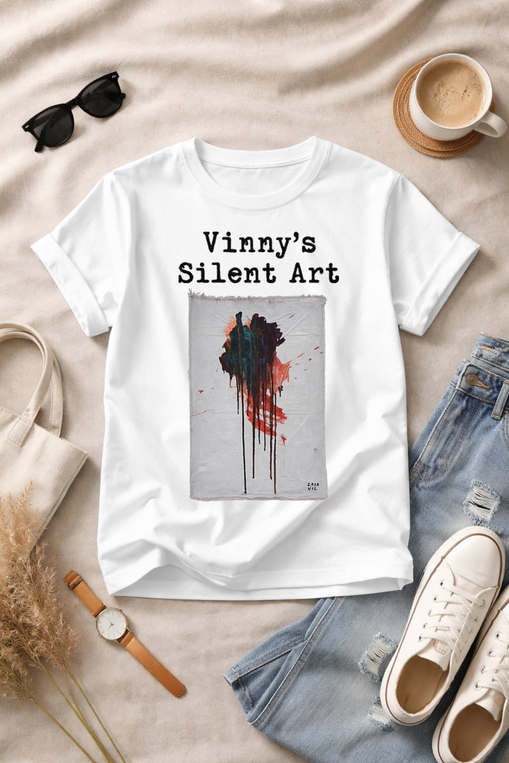 Short Sleeve T-shirt Vinny's Silent Art